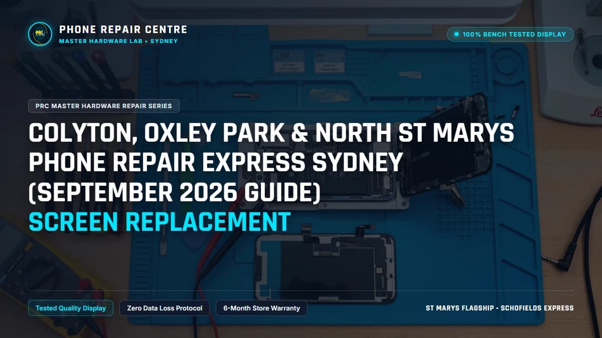 Colyton, Oxley Park & North St Marys Phone Repair Express Sydney (September 2026 Guide) Screen Replacement: Cost, Specs & Sydney Lab Guide
