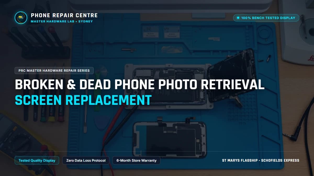 Broken & Dead Phone Photo Retrieval Screen Replacement: Cost, Specs & Sydney Lab Guide