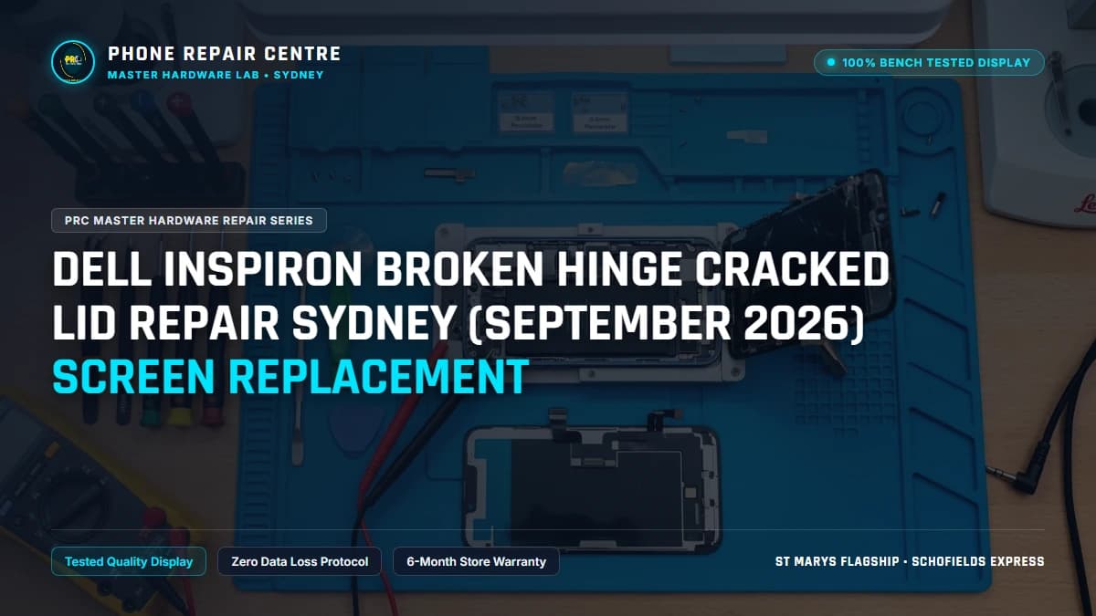 Dell Inspiron Broken Hinge Cracked Lid Repair Sydney (September 2026) Screen Replacement: Cost, Specs & Sydney Lab Guide