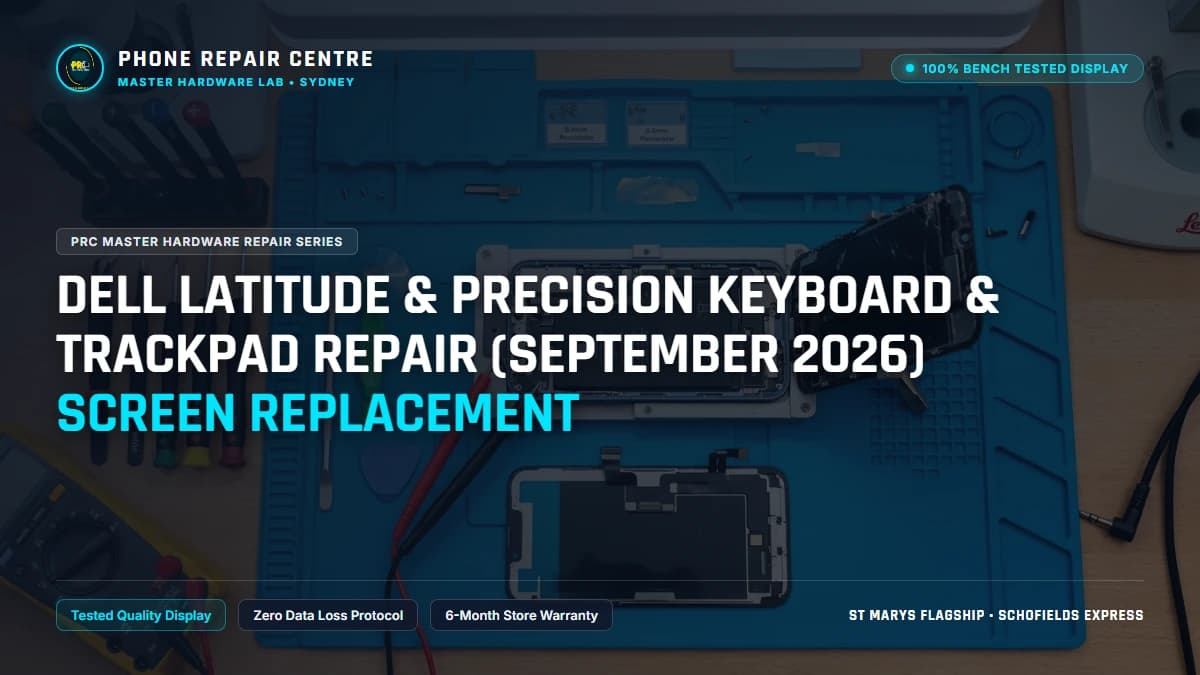 Dell Latitude & Precision Keyboard & Trackpad Repair (September 2026) Screen Replacement: Cost, Specs & Sydney Lab Guide