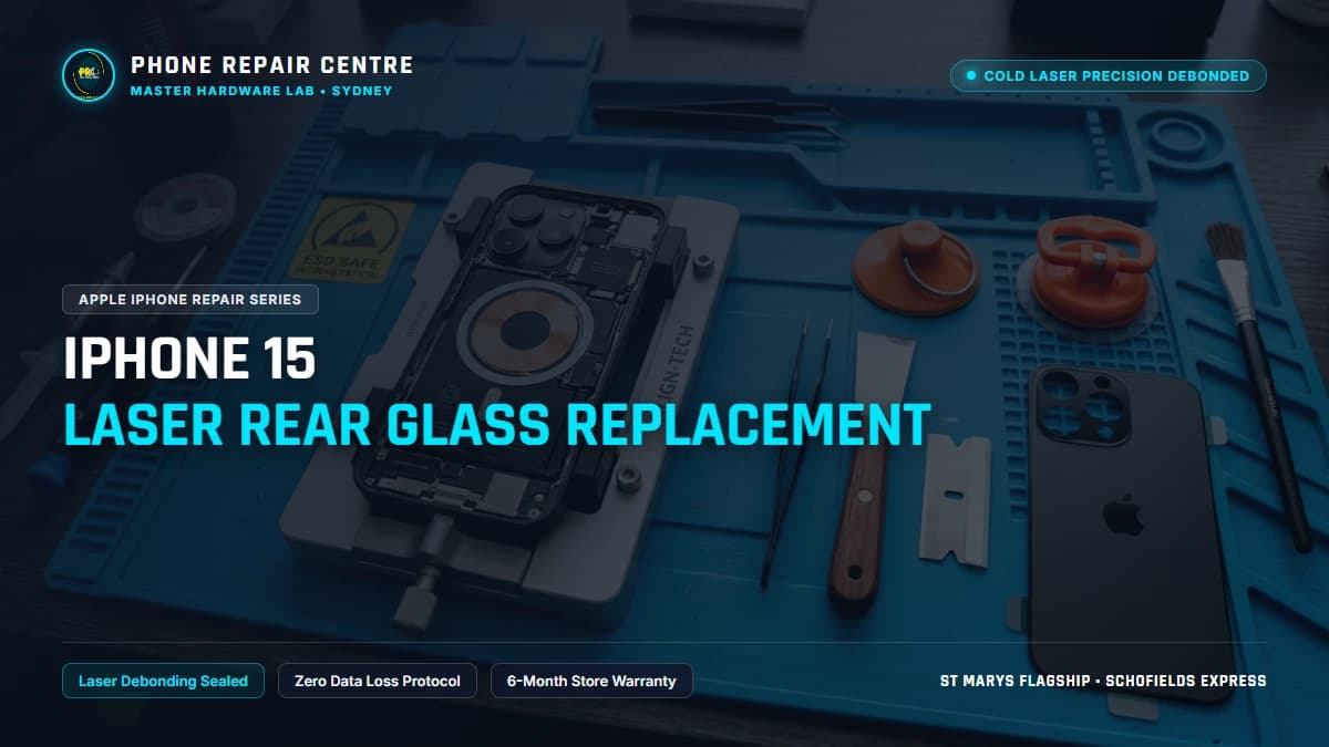 iPhone 15 Laser Rear Glass Replacement: Cost, Specs & Sydney Lab Guide