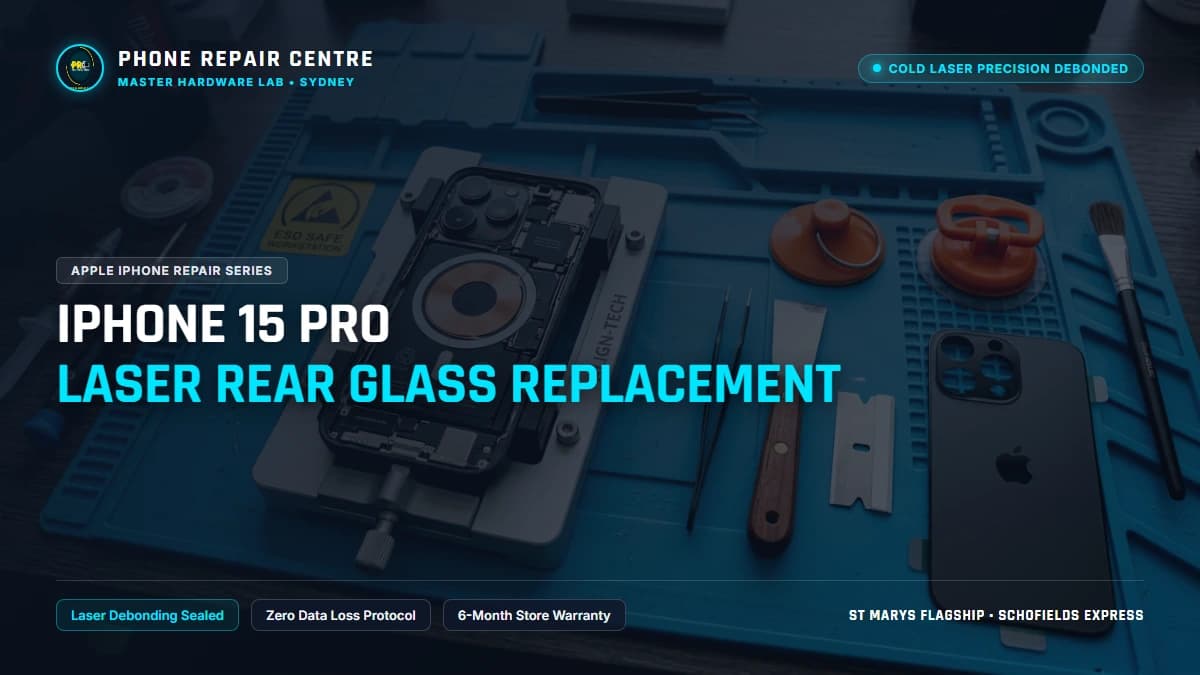 iPhone 15 Pro Laser Rear Glass Replacement: Cost, Specs & Sydney Lab Guide