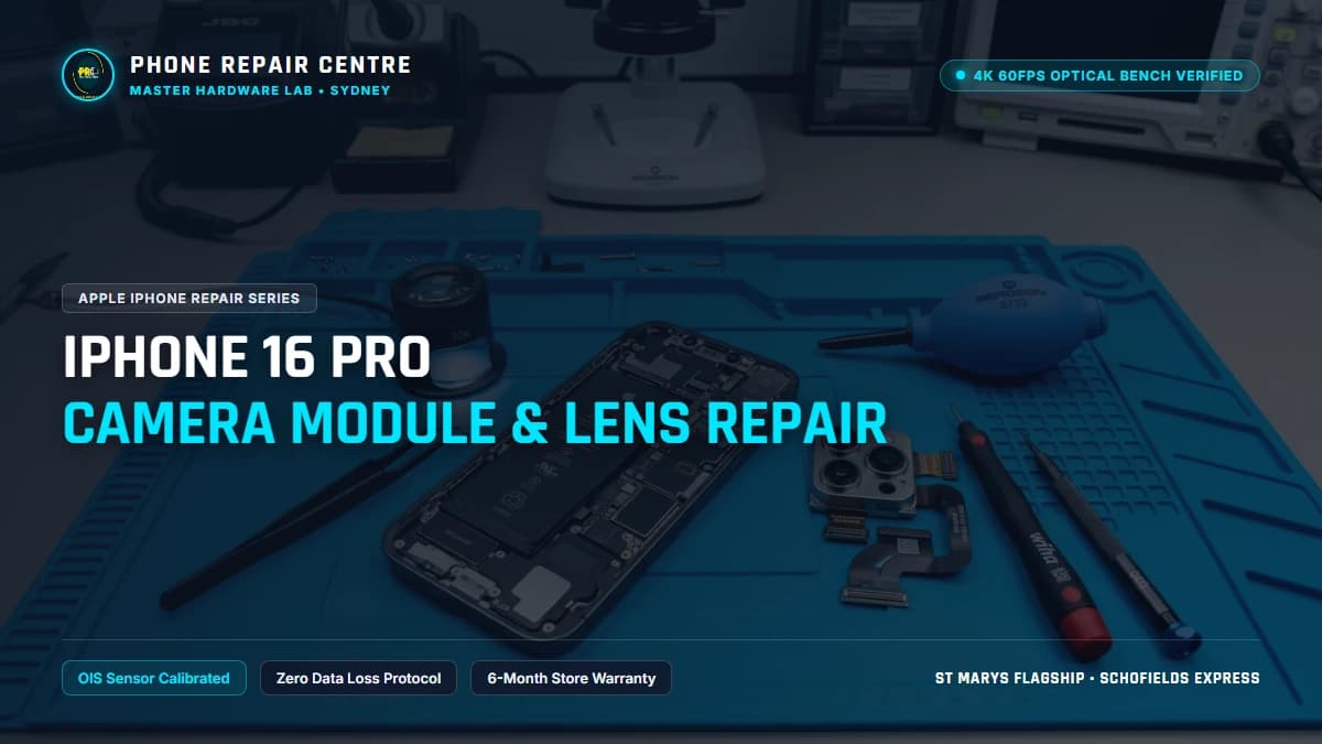 iPhone 16 Pro Camera Module & Lens Repair: Cost, Specs & Sydney Lab Guide