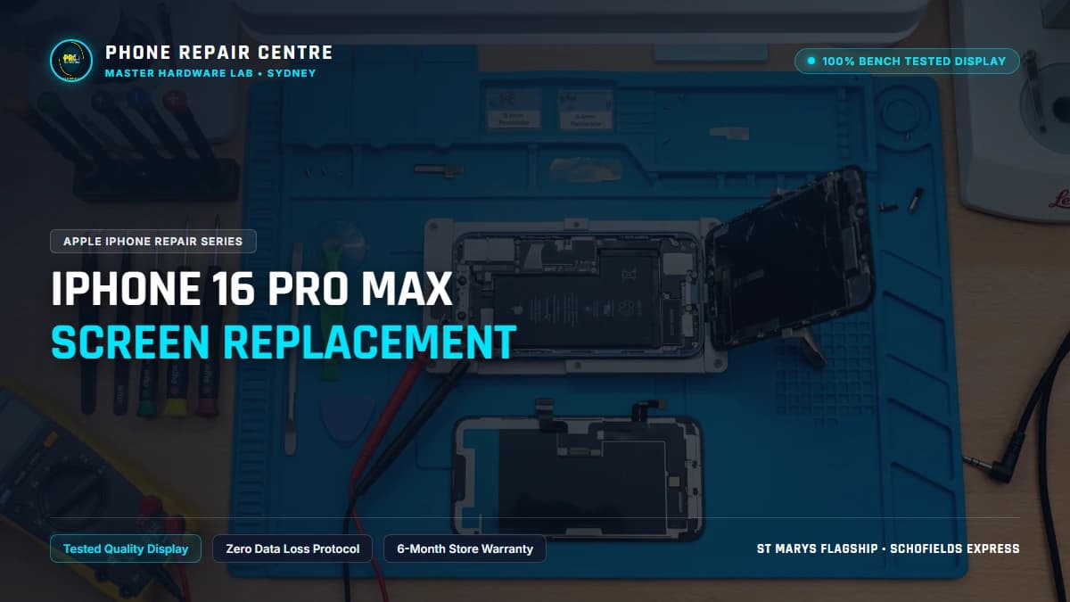iPhone 16 Pro Max Screen Repair: Cost, Specs & Sydney Lab Guide