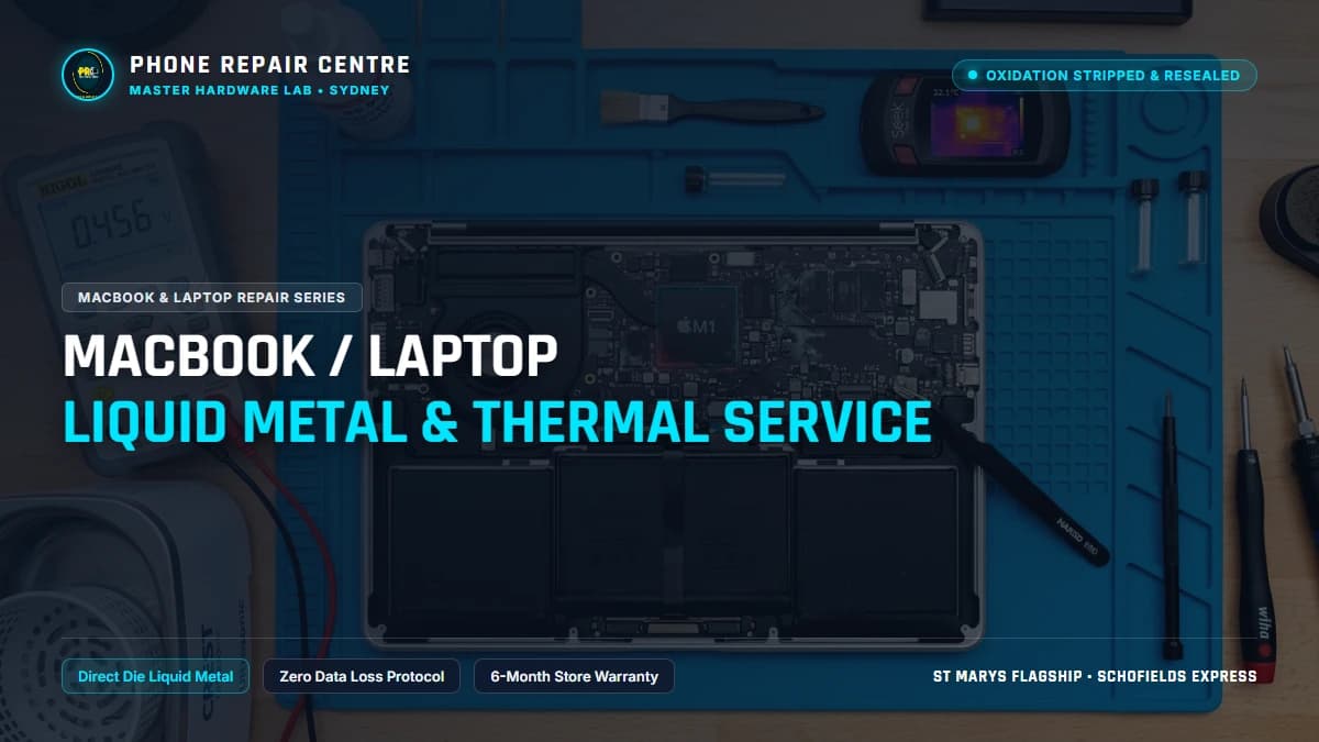 MacBook / Laptop Liquid Metal & Thermal Service: Cost, Specs & Sydney Lab Guide