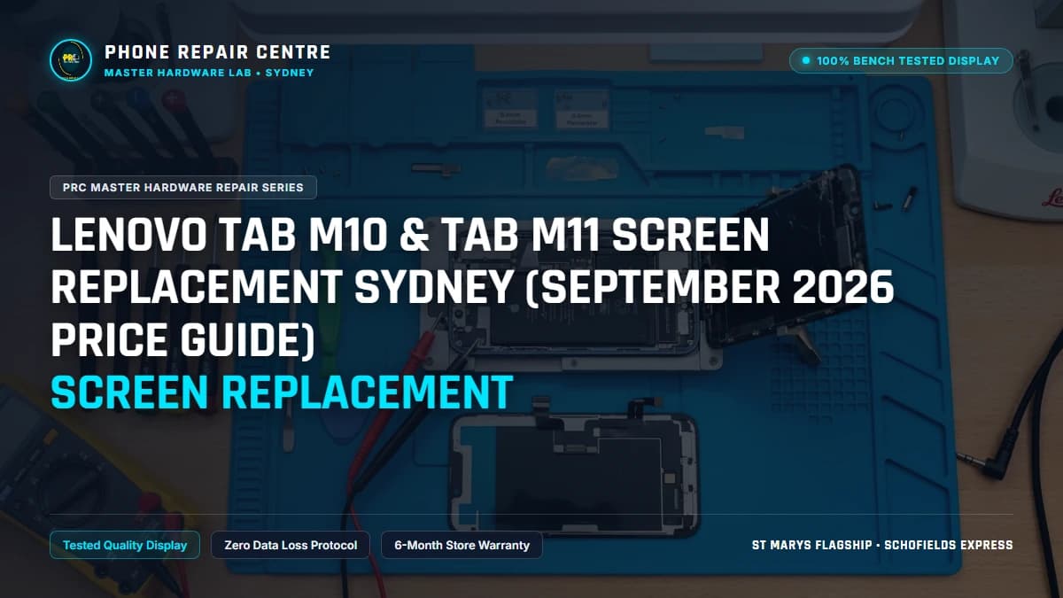 Lenovo Tab M10 & Tab M11 Screen Replacement Sydney (September 2026 Price Guide) Screen Replacement: Cost, Specs & Sydney Lab Guide