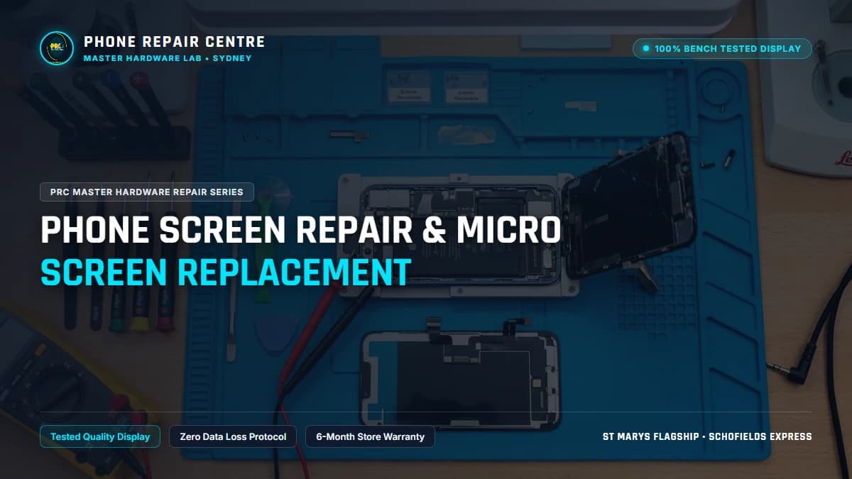 Phone Screen Repair & Micro Screen Replacement: Cost, Specs & Sydney Lab Guide