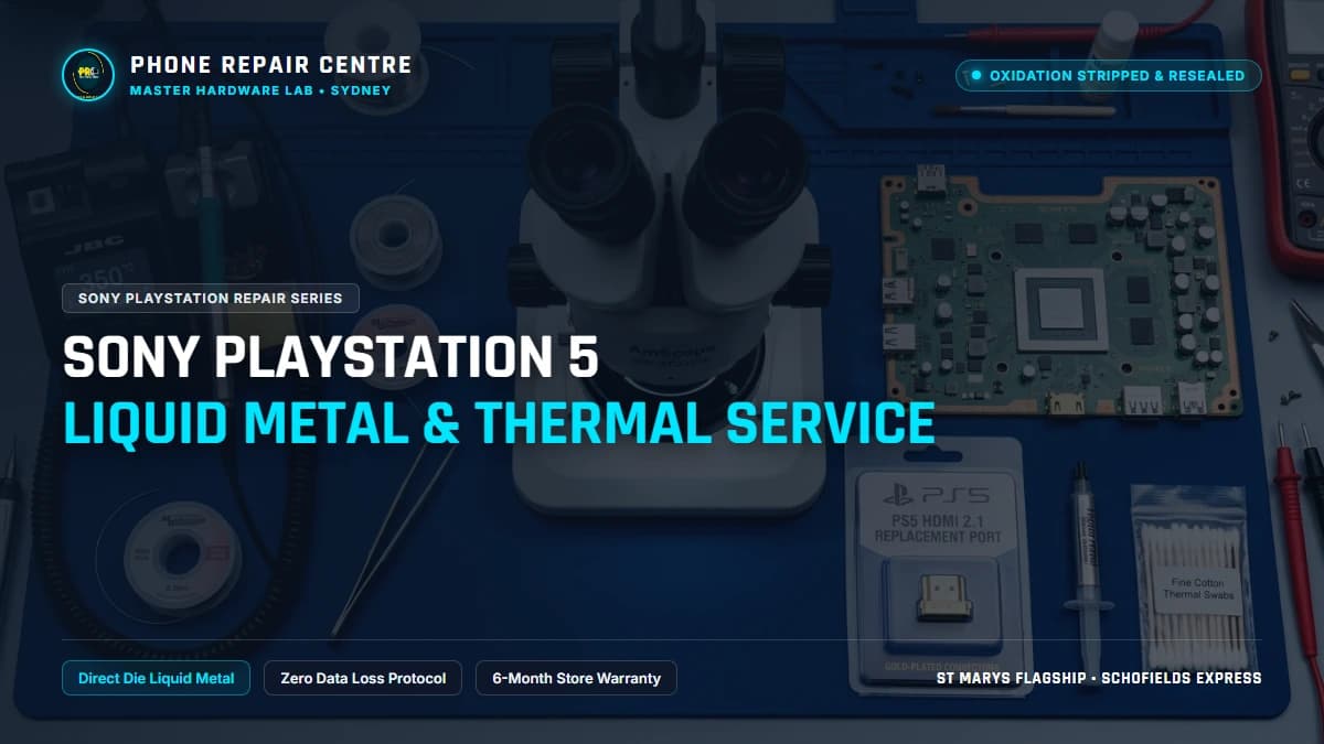 Sony PlayStation 5 Liquid Metal & Thermal Service: Cost, Specs & Sydney Lab Guide