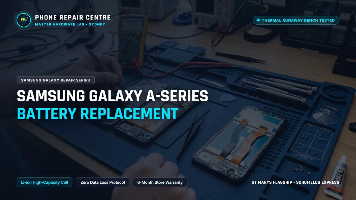 Samsung Galaxy A-Series Battery Replacement: Cost, Specs & Sydney Lab Guide