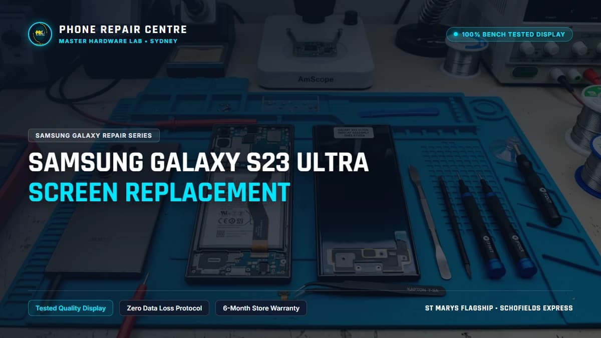Samsung Galaxy S23 Ultra Screen Replacement: Cost, Specs & Sydney Lab Guide