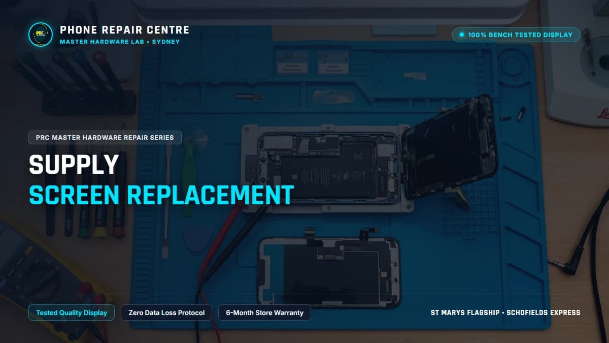 Supply Screen Replacement: Cost, Specs & Sydney Lab Guide